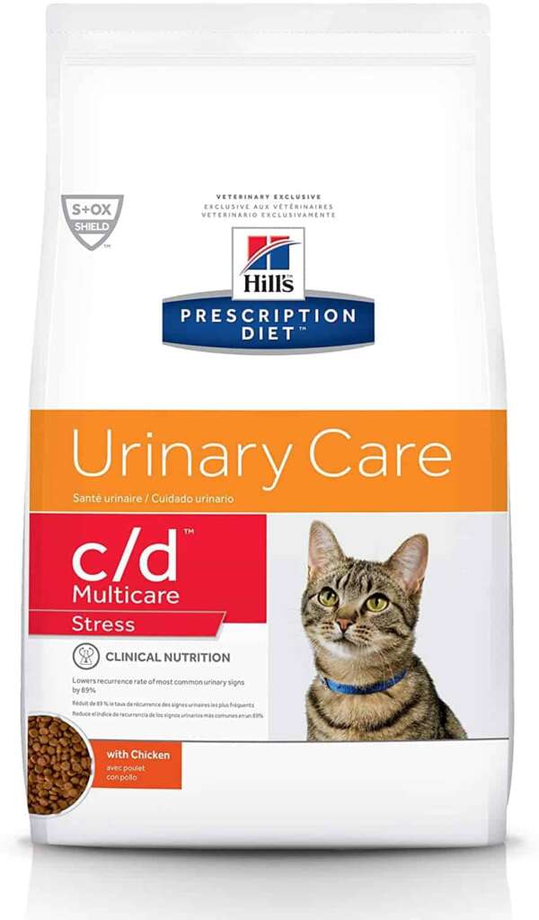 Hills Prescription Diet CD Multicare Stress Urinary Care Cat Food Image